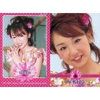 中古コレクションカード(ハロプロ) No.22：加護亜依/顔アップ/花柄服/カードピンクラベル