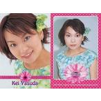 中古コレクションカード(ハロプロ) No.16：保田圭/顔アップ/衣装緑花柄