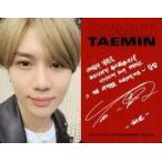 中古コレクションカード(男性) SHINee/テミン(TAEMIN)/衣装白・黒・床黄・裏面赤・印刷サイン・メッセージ入り/CD「2n