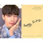 中古コレクションカード(男性) SEVENTEEN/WONWOO(ウォヌ)/印刷メッセージ入り・裏面オレンジ/CD「JAPAN 1ST SINGLE『Happy E