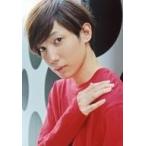 中古生写真(男性) 有澤樟太郎/バストアップ・衣装赤・左向き・右手左肩・目線カメラ・背景水玉模様/「有澤樟太郎 22th