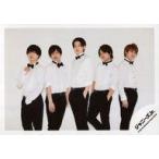 中古生写真(ジャニーズ) 宇宙Six/集合(5人)/横型・膝上・衣装白・黒・横並び・目黒左手ポケット・口閉じ・背景白/「ジャニーズJr.8・8祭り〜東