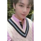 中古コレクションカード(男性) SEVENTEEN/JUN(ジュン)/衣装白・ピンク・顔右向き・裏面ベージュ/CD「3RD