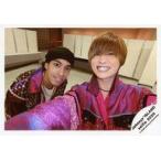中古生写真(ジャニーズ) ジャニーズJr./草間リチャード敬太・山本亮太/横型・バストアップ・衣装ピンク・黒・歯見せ・草間前