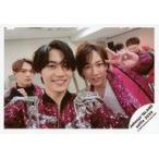 中古生写真(ジャニーズ) ジャニーズJr./松倉海斗・松田元太・江田剛/横型・バストアップ・衣装黒・紫・白・江田左手ピース・