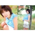 中古コレクションカード(女性)/ MEGUMI/上半身・しゃがみ・衣装青・体左向き/雑誌「Girls!」プロモーションカード