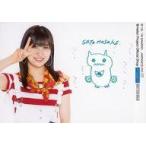 中古生写真(ハロプロ) モーニング娘。’19/佐藤優樹/横型・上半身・衣装赤・白・ボーダー柄・印刷イラスト入り/「モーニング娘。feat.カ