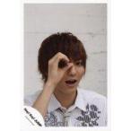 中古生写真(ジャニーズ) Hey! Say! JUMP/薮宏太/バストアップ・衣装白・ストライプ柄・右手丸作り・間から覗き・口開け/公式生写真