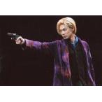 中古生写真(男性) 馬場良馬/ライブフォト・横型・上半身・衣装紫・黒・顔左向き・右手銃/スタジオライフ×東映ビデオ舞台プ