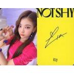 中古コレクションカード(女性) ITZY/LIA/裏面黄/CD「NOT SHY」封入特典フォトカード