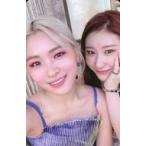 中古コレクションカード(女性) ITZY/RYUJIN・CHAERYEONG/衣装青・CHAERYEONG左手頬/CD「NOT SHY」封入特典フォトカード
