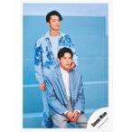  б/у life photograph ( Johnny's ) Snow Man/ скала книга@.* глаз чёрный лотос / колени сверху / одиночный [Secret Touch]MV& jacket . off Schott / официальный life photograph 