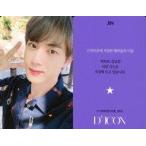 中古コレクションカード(男性) 防弾少年団/JIN(ジン)/裏面紫・韓国語メッセージ入り/「Dicon PHOTOCARD101 BTS」フォトカード
