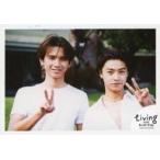  б/у life photograph ( Johnny's ) KinKi Kids/ Doumoto Tsuyoshi * Doumoto Kouichi / горизонтальный * грудь a