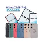 Galaxy S22 S24 ケース スマホケース シリコン リング カバー　衝撃吸収