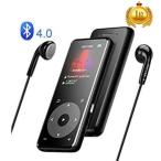 MP3プレーヤー Bluetooth4.0 mp3プレイヤー 超軽量 ウォークマン HIFI超高音質 スピーカー搭載 SDカード対応 光るタッチパネル デジタルオーディオプレーヤー