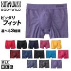 ボディワイルド ボクサーパンツ メンズ 前とじ M L LL 立体成型 ボクサー パンツ 下着 肌着 アンダーウェア ボクサーブリーフ インナー BODYWILD M L LL
