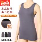 ホカロン 裏起毛 タンクトップ レディース 薄手 保温 あったかインナー 丸首 M L LL あて付き 女性 婦人 シャツ 防寒 インナー 大きいサイズ 秋冬 温活 温かい