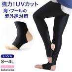 ラッシュガード トレンカ レディース UVカット ラッシュトレンカ 水着 S〜4L スポーツ インナー 大きいサイズ 黒 体型カバー スイムトレンカ 紫外線対策