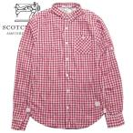 スコッチアンドソーダ メンズ Scotch&Soda 長袖 チェック シャツ  RED 20028F S