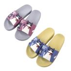 シャワーサンダル レディース スリッパ もけみみねこ柄 クスグルサンダル 23-6312 #1/PK 2/SX クスグルジャパン サンダル レディース かわいい ねこ柄