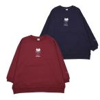  футболка женский длинный рукав свободно довольно большой Mini обратная сторона шерсть футболка. ...mi Choro рисунок 24-7566ksgru Japan футболка довольно большой . Silhouette 