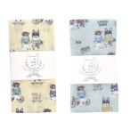 手ぬぐいガーゼ猫柄ハンカチタオルガ...