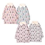 ルームウエア レディース フリーサイズ おしゃれ ふわふわ あたたかい モケモケット ガウン おかめしさん パーラー 25-8679 -8680 クスグルジャパン 2025年新作