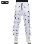 EPTM エピトミ ACCORDION PANTS アコーディオンパンツ WHITE/BLACK