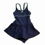 アディダス adidas キッズ スクール水着 スイム ドレス ワンピース ガールズ ネイビー 紺 110〜160cm 子供 女の子 水着 水泳 スイミング スクール水着