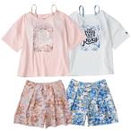 ロキシー ROXY 水着 ガールズ キッズ ラッシュTシャツ付き 水着 3点セット TSW251102 130〜150cm 子供 女の子 水着 ラッシュT トップ ボトム