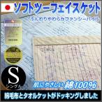 綿毛布とタオルケットがドッキング ソフトツーフェイスケット　ストライプ加工 シングル　140×200cm nai_mt2107　(インテリア/寝具/タオルケット/綿毛布/シング