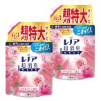 【限定サイズ】レノア 超消臭1WEEK 柔軟剤 フローラルフルーティーソープ 約6.3ヶ月分 詰め替え 2,060mLx2袋 大容量 特大容量 メガサイズ