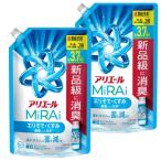ショッピングアリエール アリエール 洗濯洗剤 MiRAi 超濃縮コンパクト洗剤 エリそで・くすみ最高レベル洗浄 詰め替え 1170g×2袋 約3.7ヶ月分 部屋干し ミライ 濃縮 タテ型 ドラム式