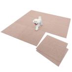 ジョイントマット 大判 消臭 撥水 10枚 Sanko日本製 洗えるサンコー ずれない ベージュ カーペットタイプ おくだけ 45×45cm