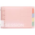 バインダー マルマン ルーズリーフ セッション ミニサイズ ライトピンク さくら 5穴 FM310A-38