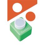  Karl офисная работа контейнер фигурный дырокол 1 Circle 25.4mm средний размер ручная работа DIYrek детский сад . сырой Япония производитель CP-2