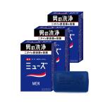  мужской твердый мыло Mu z дезодорация men квази наркотики MUSE мужчина × 135g 3 шт 