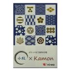  с карманом .. печать . мелкий рисунок ×Kamon синий 