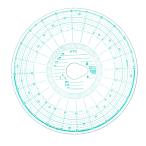 タコグラフチャート紙　1日120km(中心穴タマゴ型) 小芝記録紙