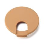 配線孔キャップ LS60S-LBR LS60S型 ライトブラウン 1個 片側はめ込みタイプ ABS樹脂 適当板厚15 スガツネ SUGATSUNE LAMP ランプ 在庫品