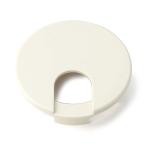 配線孔キャップ LS60S-WT LS60S型 ホワイト 1個 片側はめ込みタイプ ABS樹脂 適当板厚15 スガツネ SUGATSUNE LAMP ランプ 在庫品