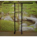 NHKの朝ドラ「おかえりモネ」でも使用中 羽織掛け衣桁 木製黒塗高さ130cm