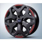 フォレスター ホイールデカール レッドオレンジ スバル純正部品 SK5 SKE パーツ オプション