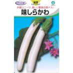 野菜種子 豊産白長ナス「味しらかわ」 500粒（丸種）