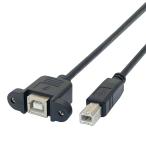 ta rose (Taro*s) panel крепление USB кабель USB2.0 кабель B коннектор мужской - panel крепление B коннектор женский черный 0.3m