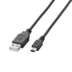  Elecom USB кабель [miniB] USB2.0 (USB A мужской to miniB мужской ) обычный 1m черный U2C-M10BK
