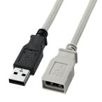  Sanwa Supply USB удлинение кабель светло-серый 0.5m KU-EN05K