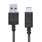  Elecom смартфон для USB кабель /USB(A-C)//0.15m/ черный 