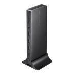 サンワサプライ ドッキングステーション（4K・HDMI×2画面出力・ACアダプタ付） USB-CVDK16